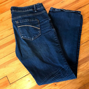 Route 66 Classic Fit Bootcut, Size 12 Dark wash